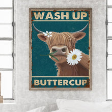 Load image into Gallery viewer, Diamond Painting - Full Round - Highland cattle calligraphy and painting (30*40CM)