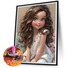 Load image into Gallery viewer, Diamond Painting - Full Square - little girl (30*40CM)