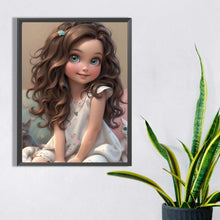 Load image into Gallery viewer, Diamond Painting - Full Square - little girl (30*40CM)