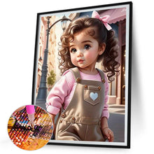 Load image into Gallery viewer, Diamond Painting - Full Square - little girl (30*40CM)