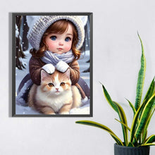 Load image into Gallery viewer, Diamond Painting - Full Square - little girl (30*40CM)