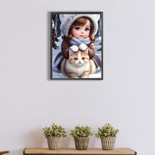 Load image into Gallery viewer, Diamond Painting - Full Square - little girl (30*40CM)