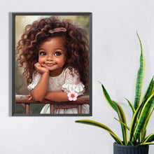 Load image into Gallery viewer, Diamond Painting - Full Square - little girl (30*40CM)
