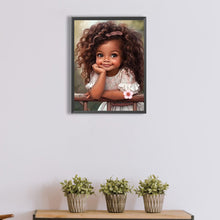 Load image into Gallery viewer, Diamond Painting - Full Square - little girl (30*40CM)