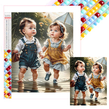 Load image into Gallery viewer, Diamond Painting - Full Square - little girl (30*40CM)