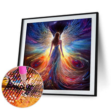 Load image into Gallery viewer, Diamond Painting - Full Round - star light winged angel (50*50CM)