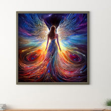 Load image into Gallery viewer, Diamond Painting - Full Round - star light winged angel (50*50CM)