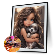 Load image into Gallery viewer, Diamond Painting - Full Round - little girl (50*60CM)