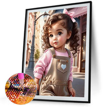 Load image into Gallery viewer, Diamond Painting - Full Square - little girl (40*50CM)