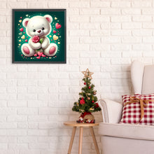 Load image into Gallery viewer, Diamond Painting - Full Round - Rose Bear¡¤Green (30*30CM)