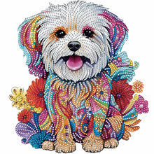 Load image into Gallery viewer, Diamond Painting - Partial Special Shaped - color puppy (30*30CM)