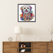 Load image into Gallery viewer, Diamond Painting - Partial Special Shaped - color puppy (30*30CM)