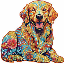 Load image into Gallery viewer, Diamond Painting - Partial Special Shaped - color puppy (30*30CM)