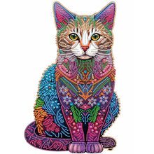 Load image into Gallery viewer, Diamond Painting - Partial Special Shaped - color cat (30*40CM)