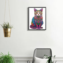 Load image into Gallery viewer, Diamond Painting - Partial Special Shaped - color cat (30*40CM)