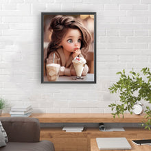 Load image into Gallery viewer, Diamond Painting - Full Round - little girl and animals (30*40CM)