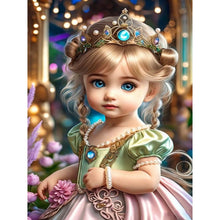 Load image into Gallery viewer, Diamond Painting - Full Round - lolita little girl (30*40CM)