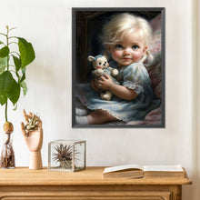 Load image into Gallery viewer, Diamond Painting - Full Round - sweet girl (30*40CM)