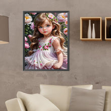 Load image into Gallery viewer, Diamond Painting - Full Round - sweet girl (30*40CM)
