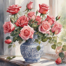 Load image into Gallery viewer, Diamond Painting - Full Round - bouquet (30*30CM)