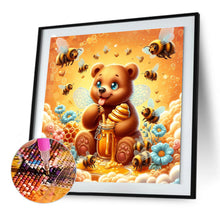 Load image into Gallery viewer, Diamond Painting - Full Round - Bear and bee (30*30CM)