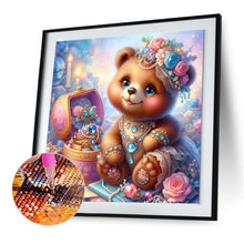 Load image into Gallery viewer, Diamond Painting - Full Round - Bear and jewelry (30*30CM)