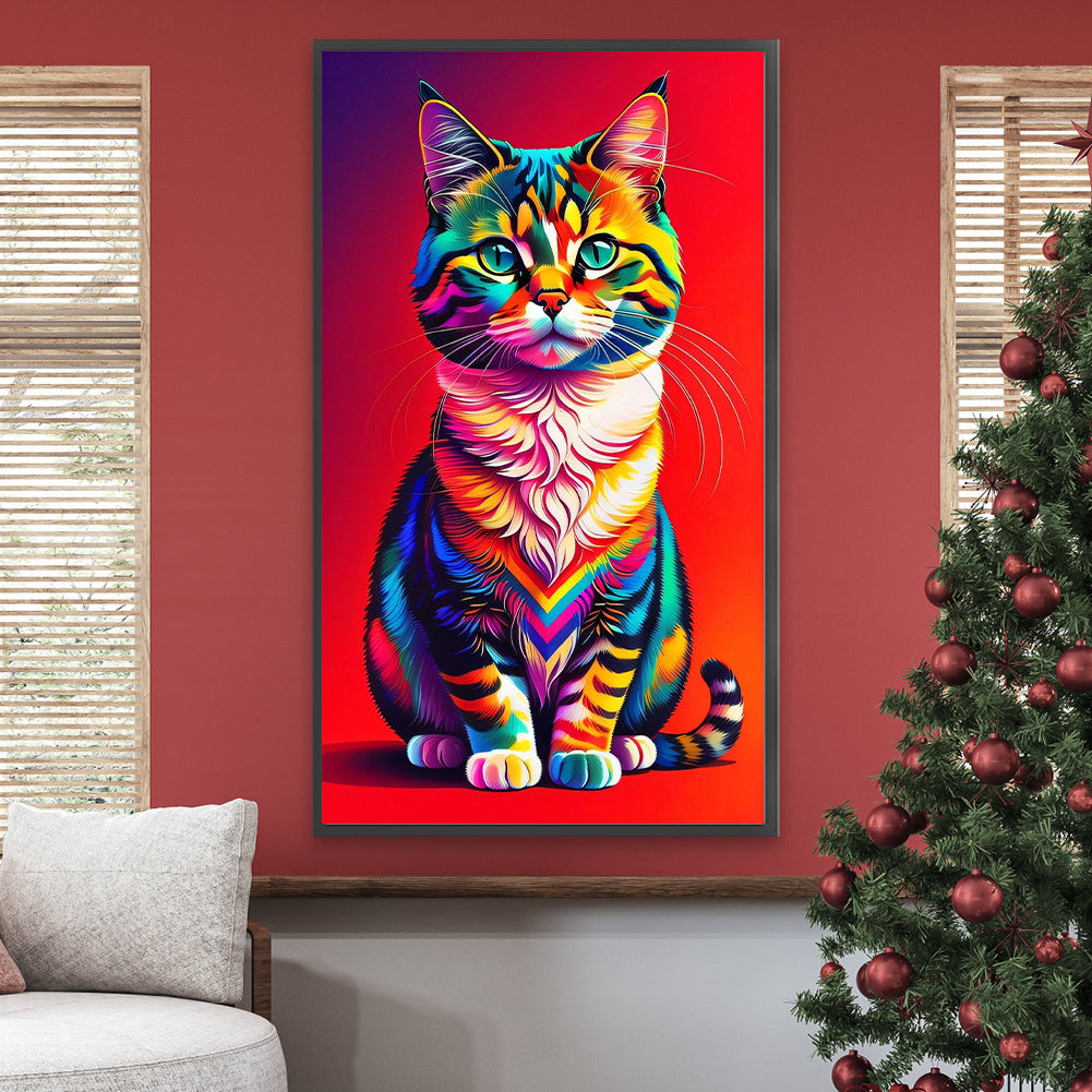 Diamond Painting - Full Round - cat (40*70CM)
