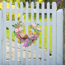 Load image into Gallery viewer, Acrylic Single-Sided Diamond Painting Hanging Pendant for Home Decor (Pigeon)