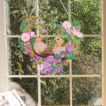 Load image into Gallery viewer, Acrylic Single-Sided Diamond Painting Hanging Pendant for Home Decor (Pigeon)