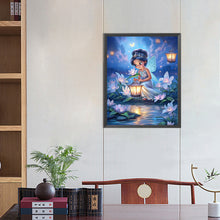 Load image into Gallery viewer, AB Diamond Painting - Full Round - girl by the river (40*50CM)