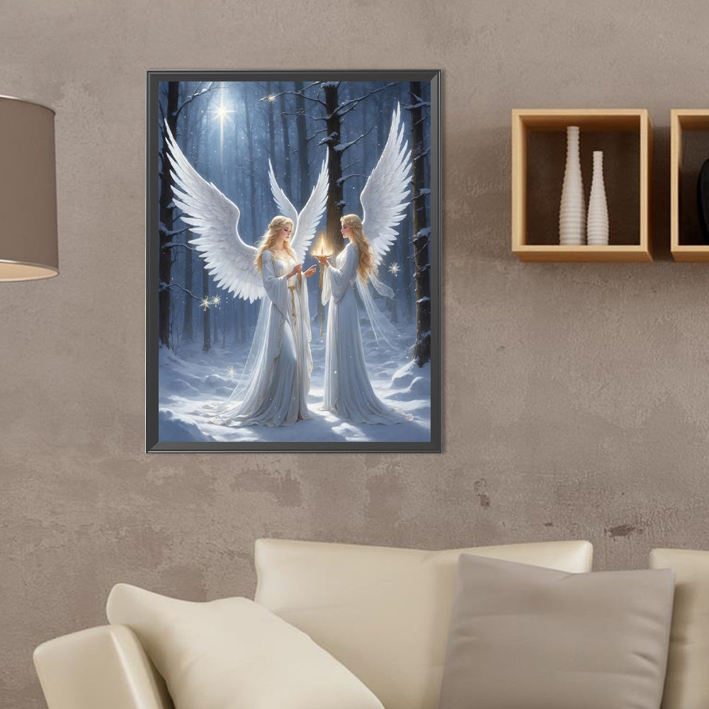 Diamond Painting - Full Round - praying girl (30*40CM)