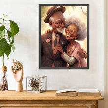 Load image into Gallery viewer, Diamond Painting - Full Round - elderly couple (30*40CM)