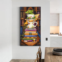 Load image into Gallery viewer, Diamond Painting - Full Round - Reading Little Green Dragon (40*70CM)