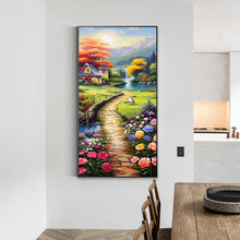 Load image into Gallery viewer, Diamond Painting - Full Round - garden path (40*70CM)