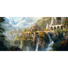 Load image into Gallery viewer, Diamond Painting - Full Round - Wonderland Castle (80*40CM)