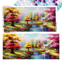 Load image into Gallery viewer, Diamond Painting - Full Round - outdoor garden (100*50CM)