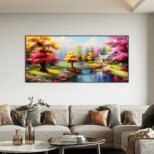 Load image into Gallery viewer, Diamond Painting - Full Round - outdoor garden (100*50CM)