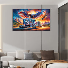 Load image into Gallery viewer, Diamond Painting - Full Round - american eagle (70*40CM)