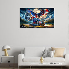 Load image into Gallery viewer, Diamond Painting - Full Round - american eagle (70*40CM)