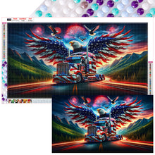 Load image into Gallery viewer, Diamond Painting - Full Round - american eagle (70*40CM)