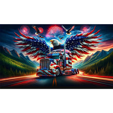 Load image into Gallery viewer, Diamond Painting - Full Round - american eagle (70*40CM)