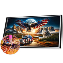 Load image into Gallery viewer, Diamond Painting - Full Round - american eagle (70*40CM)