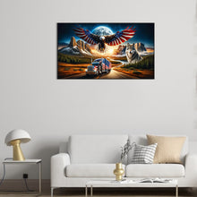 Load image into Gallery viewer, Diamond Painting - Full Round - american eagle (70*40CM)