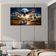 Load image into Gallery viewer, Diamond Painting - Full Round - american eagle (70*40CM)