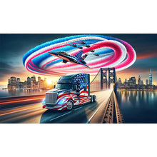 Load image into Gallery viewer, Diamond Painting - Full Round - american eagle (70*40CM)