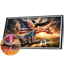 Load image into Gallery viewer, Diamond Painting - Full Round - american eagle (70*40CM)