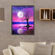 Load image into Gallery viewer, Diamond Painting - Full Round - Mysterious night scene (30*40CM)