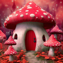 Load image into Gallery viewer, Diamond Painting - Full Round - pink mushroom (30*30CM)