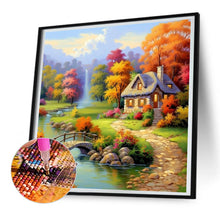 Load image into Gallery viewer, Diamond Painting - Full Round - garden house (30*30CM)
