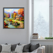 Load image into Gallery viewer, Diamond Painting - Full Round - garden house (30*30CM)